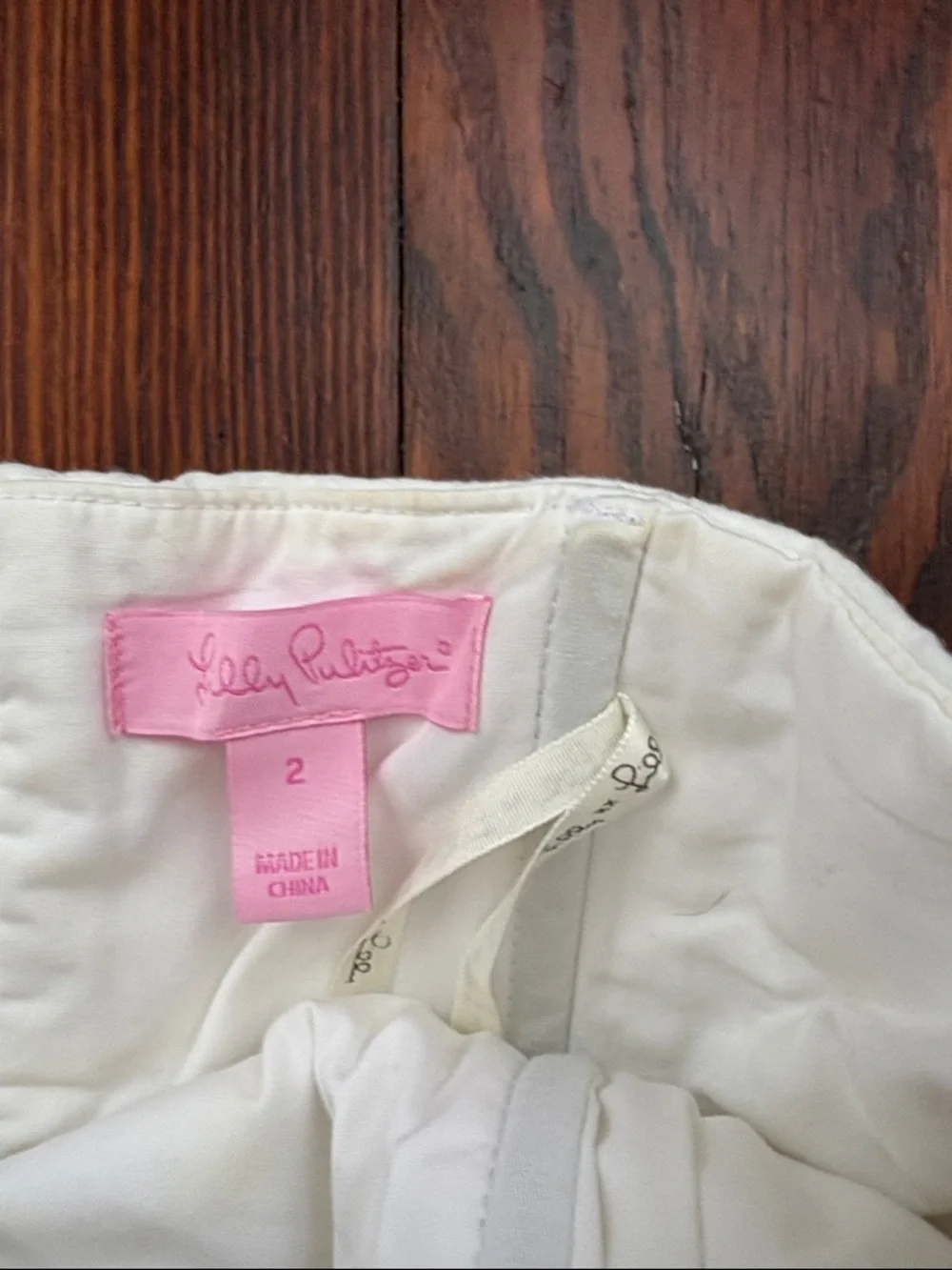 Lilly Pulitzer Strapless White Lace-Trim Dress.size 2 - Picture 3 of 5